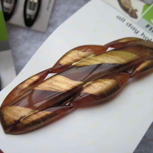 Scunci No Slip Grip Hold Slideproof Stay Put Rubber Teeth Plastic Hair Barrette - Picture 9 of 12